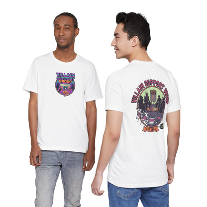 Villain Support Group T-Shirt — Funny Retro Supervillain Club Tee