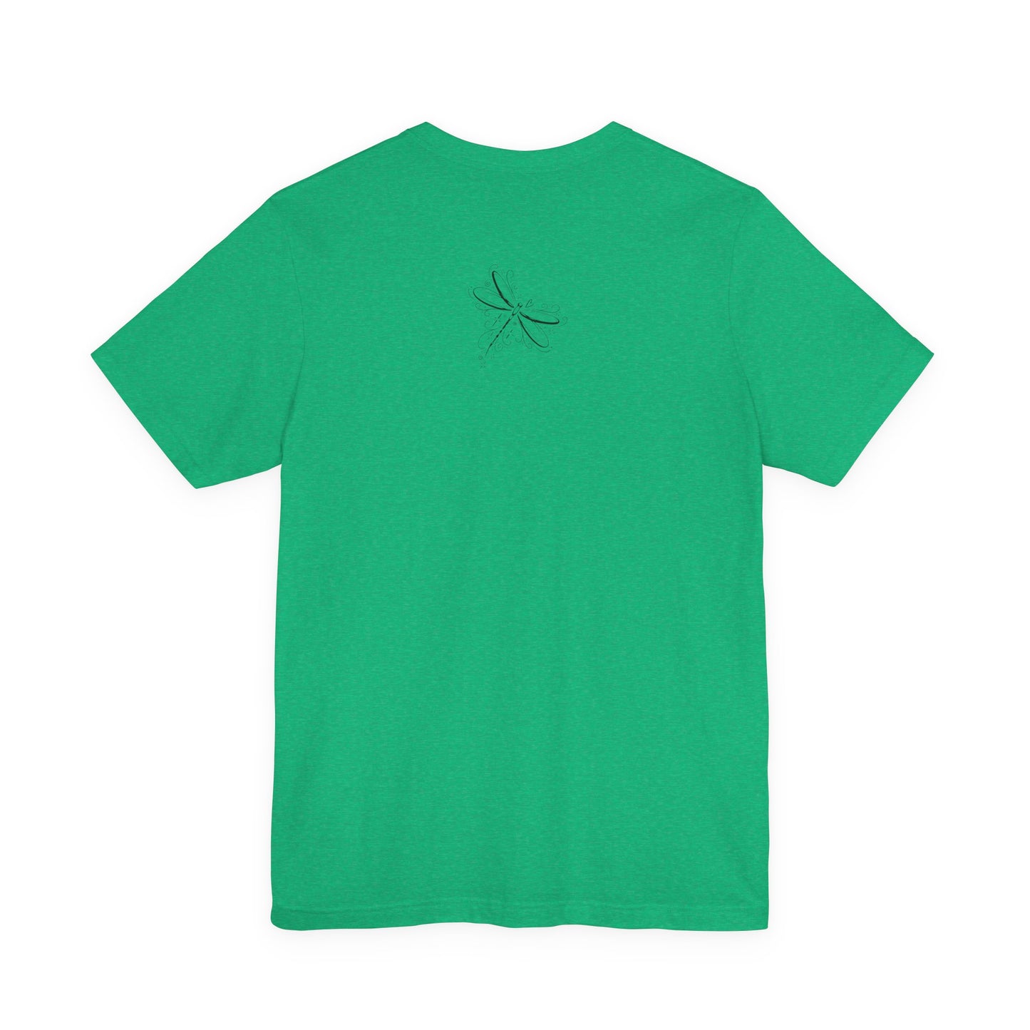 Dragonfly Line Art T-Shirt — Elegant Minimal Nature Tee