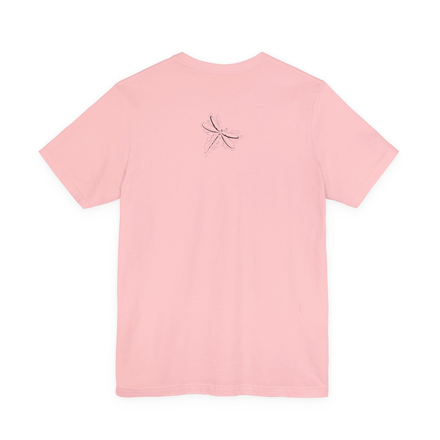 Dragonfly Line Art T-Shirt — Elegant Minimal Nature Tee