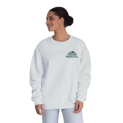Cascade Projects Co. Crewneck Sweatshirt — Mountain Logo Pullover