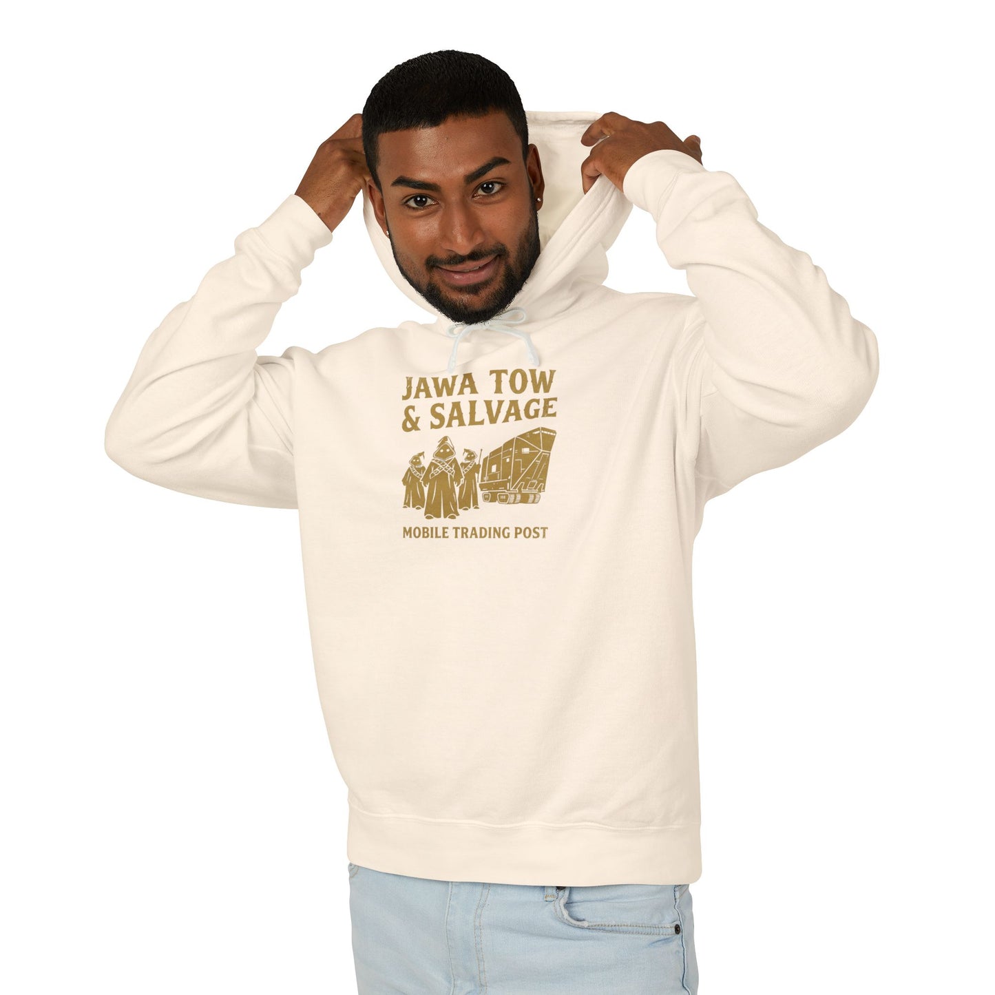 Jawa Tow & Salvage Hoodie - Star Wars Inspired "Mobile Trading Post" Pullover