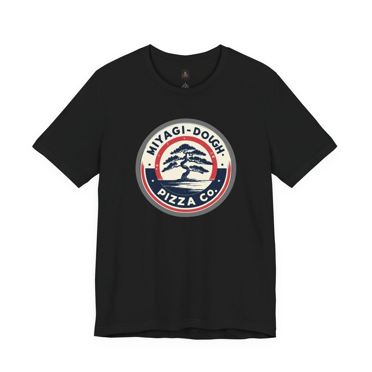 Miyagi-Dough Pizza Co. Tee — Vintage Bonsai Pizza Logo