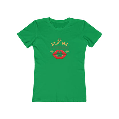 Kiss Me I'm Drinking St. Patrick's Day Women's Tee — OddInk Seasonal Designs