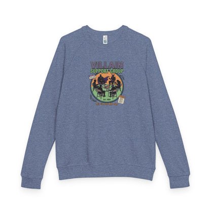 Villain Support Group Crewneck Sweatshirt – Retro Horror Comic Graphic