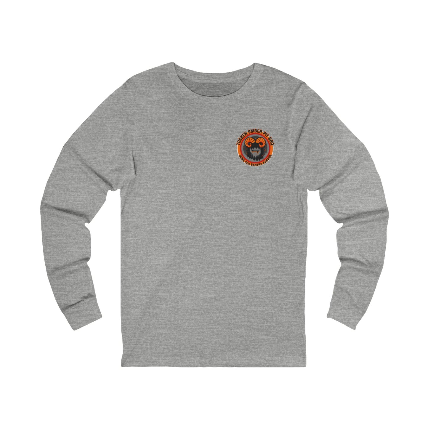 Tusken Ember Pit BBQ Long Sleeve Tee — "Roasted, Not Raided" Long Sleeve Galaxy Grill Shirt