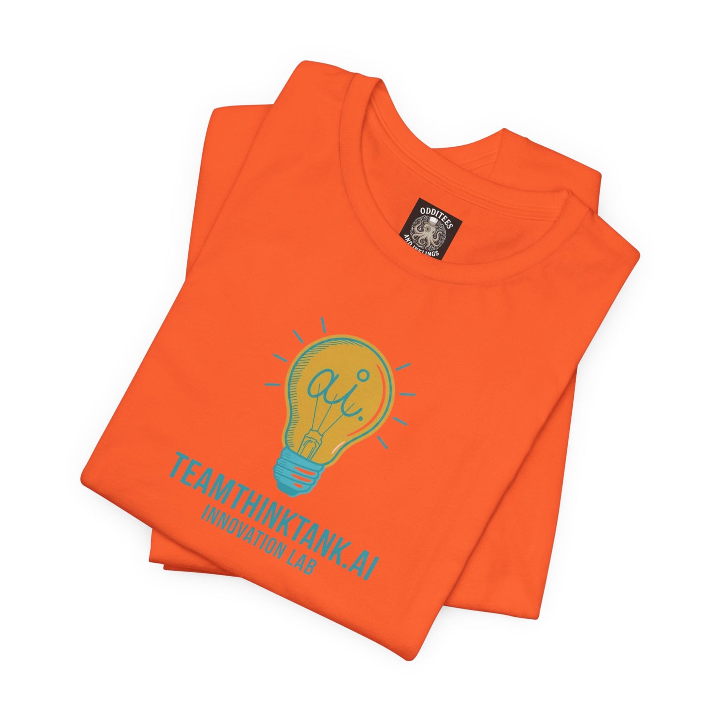 TeamThinkTank.ai Innovation Lab Bright Bulb T-Shirt — Corp Lightbulb Colorway Logo Tee