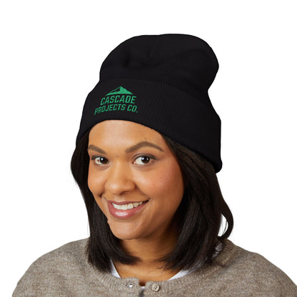 Cascade Projects Co. Embroidered Mountain Cuffed Beanie