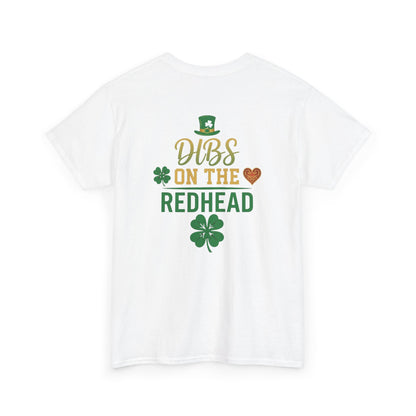 Dibs on the Redhead T‑Shirt — St. Patrick’s Day Shamrock OddInk Seasonal Designs Tee