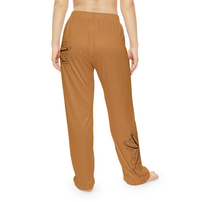Dragonfly Women's Loungewear Pajama Bottoms - Cappuccino