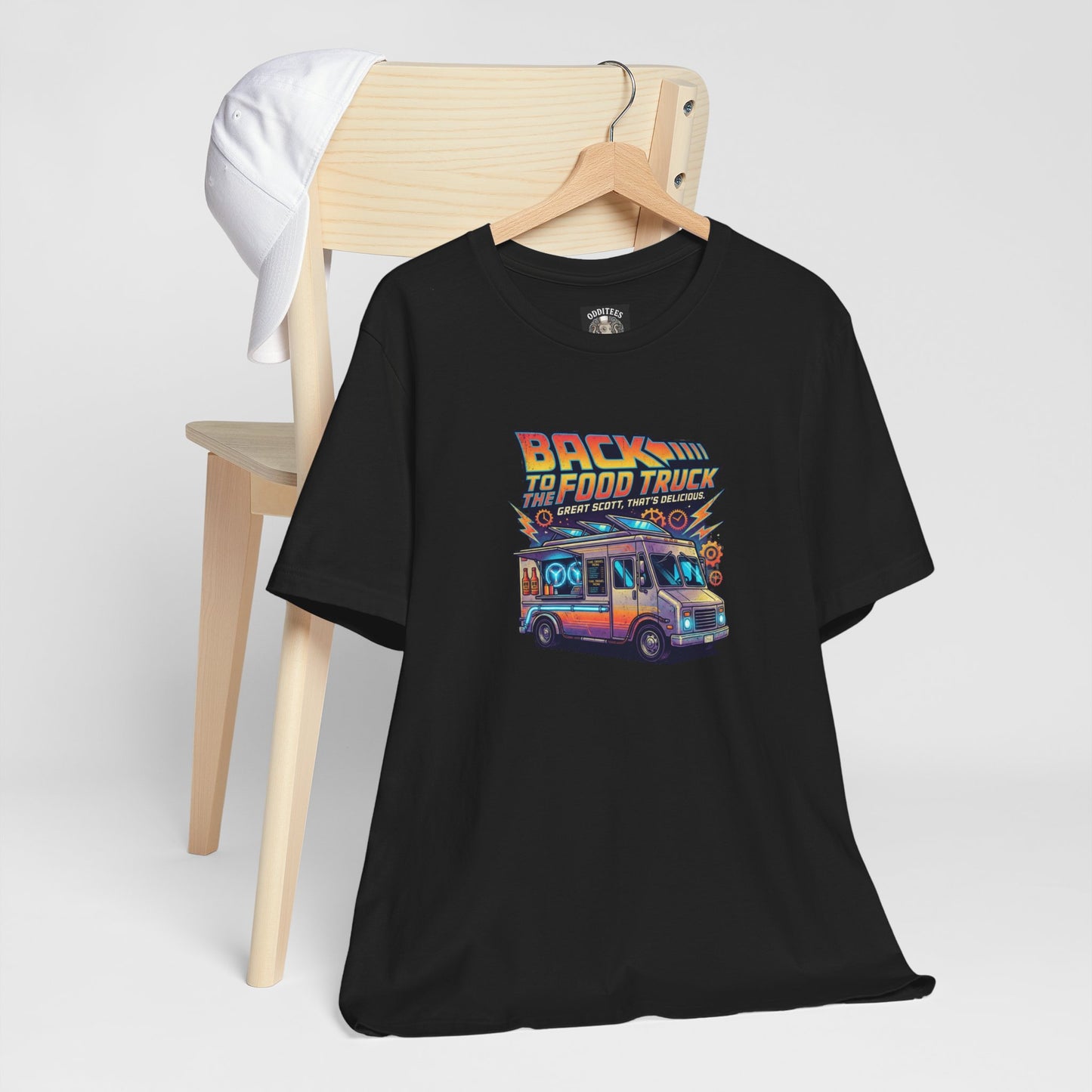 Back to the Food Truck 80's Retro Tee — Future Food Truck Graphic T-Shirt