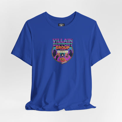 Villain Support Group T-Shirt — Funny Retro Supervillain Club Tee