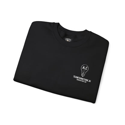 TeamThinkTank.ai Lightbulb Logo Crewneck Sweatshirt - Corp Logo