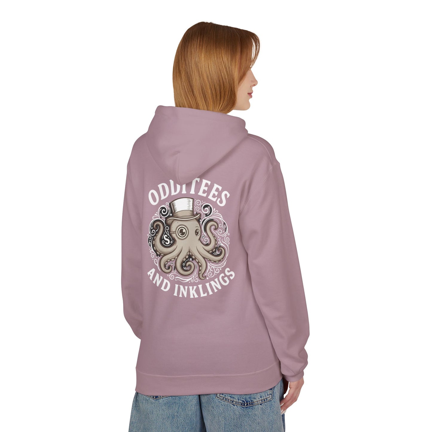 Octopus Logo Hoodie — "Odd Tees and Inklings" Graphic Pullover