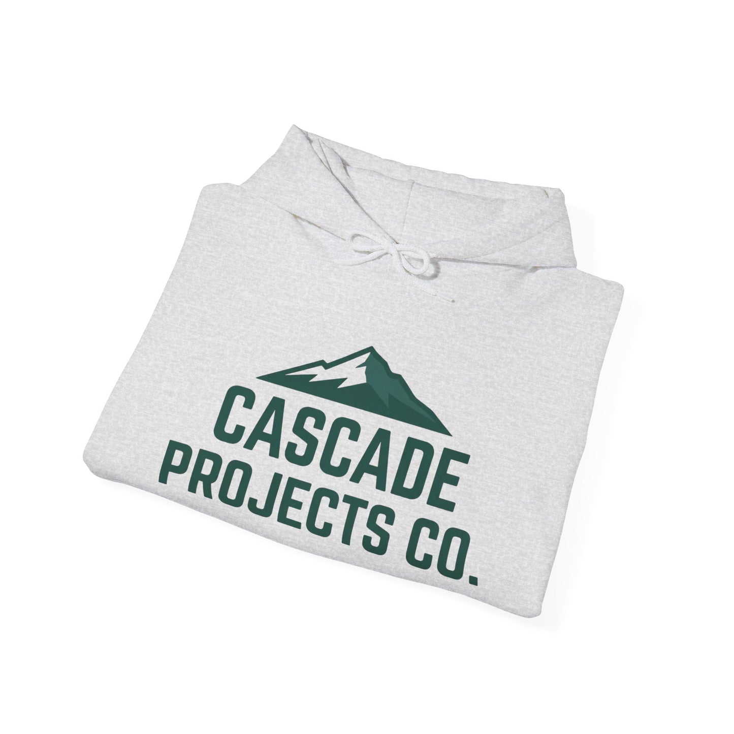 Cascade Projects Co. Hoodie — Mountain Logo Outdoor Crew Pullover