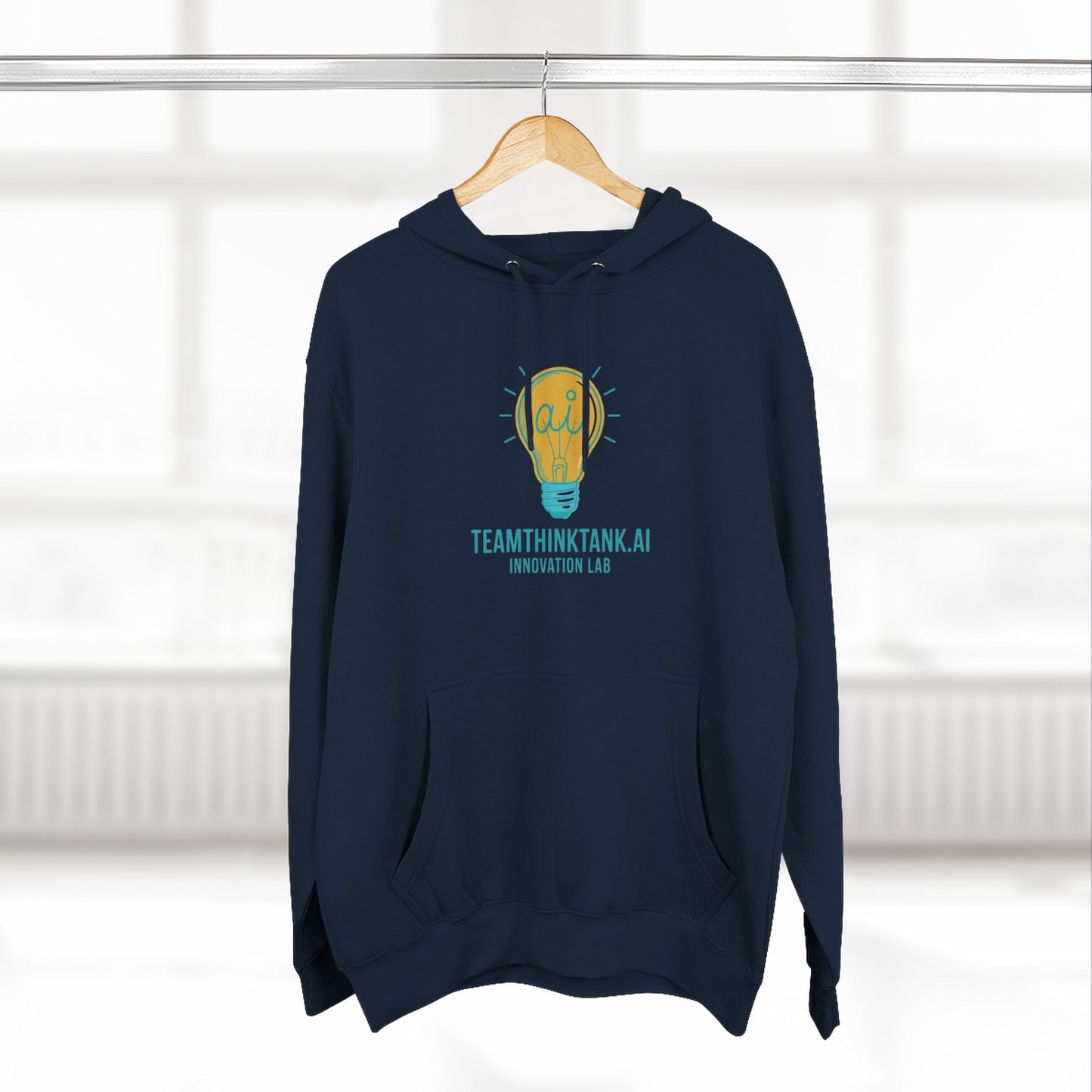 TeamThinkTank.AI Innovation Lab Brightbult Hoodie — Corp Colorway Logo Pullover