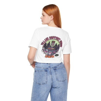 Villain Support Group T-Shirt — Funny Retro Supervillain Club Tee