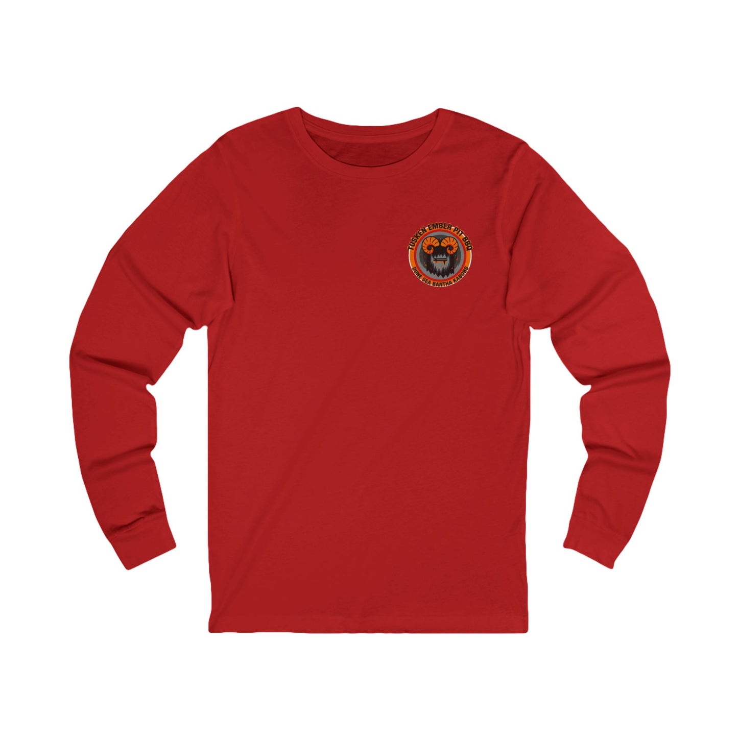 Tusken Ember Pit BBQ Long Sleeve Tee — "Roasted, Not Raided" Long Sleeve Galaxy Grill Shirt