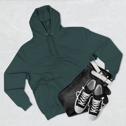 Dragonfly Minimalist Hoodie — Subtle Line Art Fleece Pullover