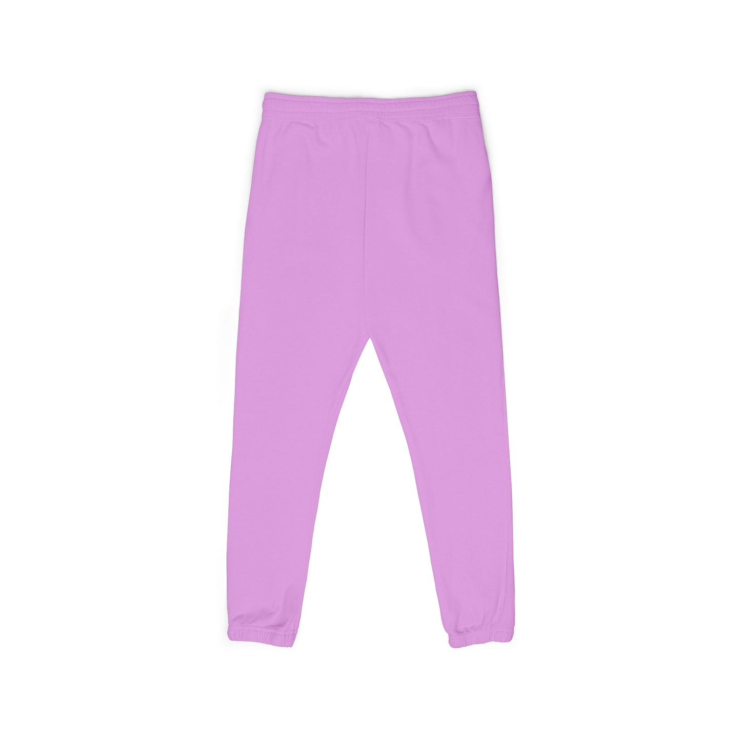 Rose Script Sweatpants — Garment-Dyed Fleece Joggers with Rose & "Love" Script