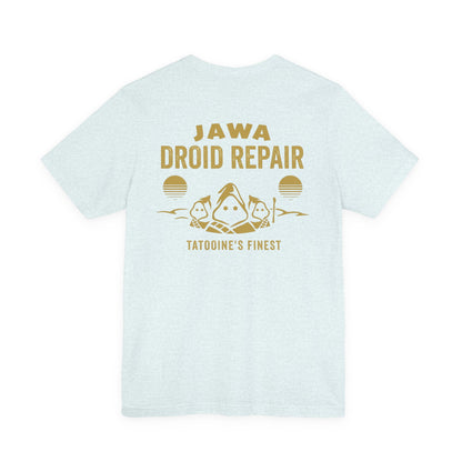 Jawa Droid Repair T‑Shirt — Tatooine’s Finest Vintage Sci‑Fi Star Wars Inspired Tee