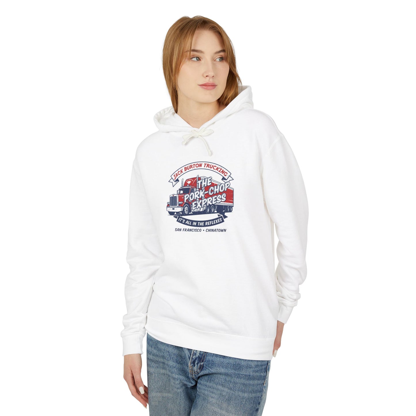 The Pork-Chop Express Hoodie — Retro Trucking Graphic Hooded Sweatshirt