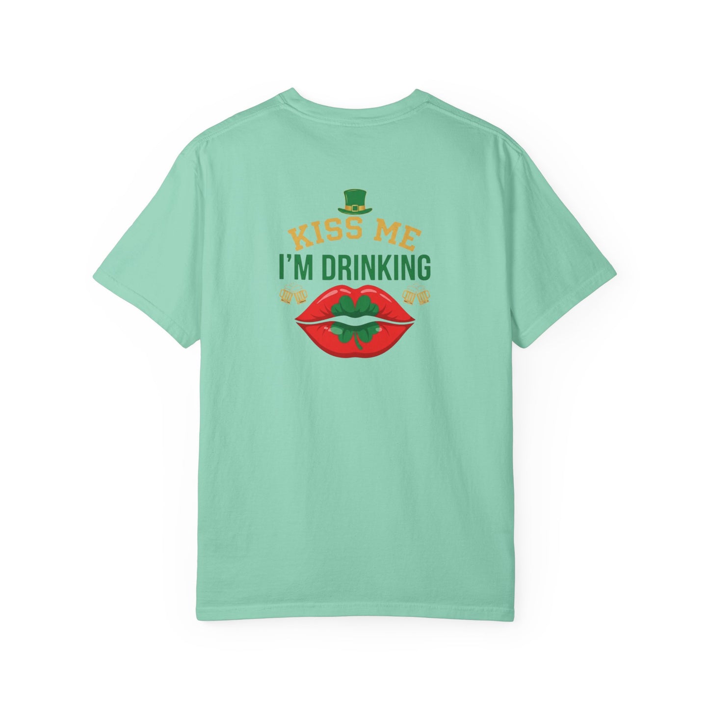 Kiss Me I'm Drinking St. Patricks Day T-Shirt — OddInk Seasonal Design