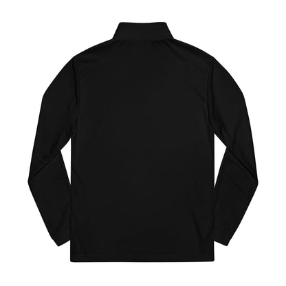 Embroidered Quarter-Zip Pullover — Performance Adidas® Golf-Style Top