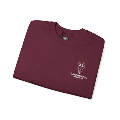 TeamThinkTank.ai Lightbulb Logo Crewneck Sweatshirt - Corp Logo