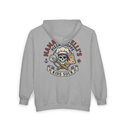 Mama Fratelli’s Pizza Shoppe Graphic "Delivery Guy" Zip Hoodie - Goonies Inspired Gear