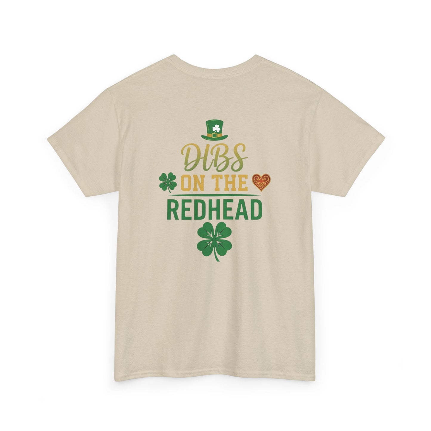 Dibs on the Redhead T‑Shirt — St. Patrick’s Day Shamrock OddInk Seasonal Designs Tee