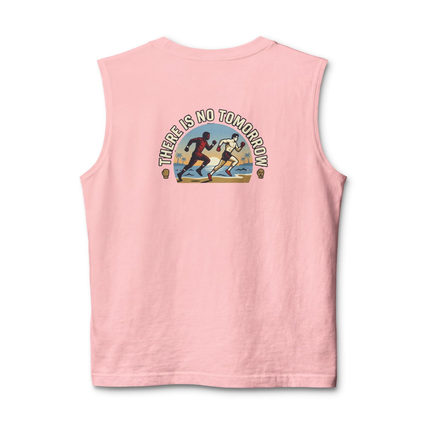 Muscle Tank — 'There Is No Tomorrow' Retro Running Graphic