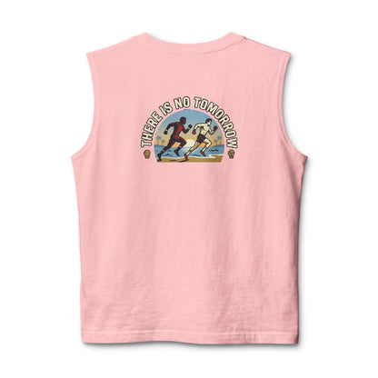 Muscle Tank — 'There Is No Tomorrow' Retro Running Graphic