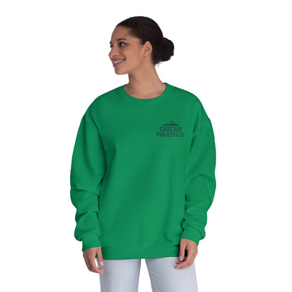 Cascade Projects Co. Crewneck Sweatshirt — Mountain Logo Pullover