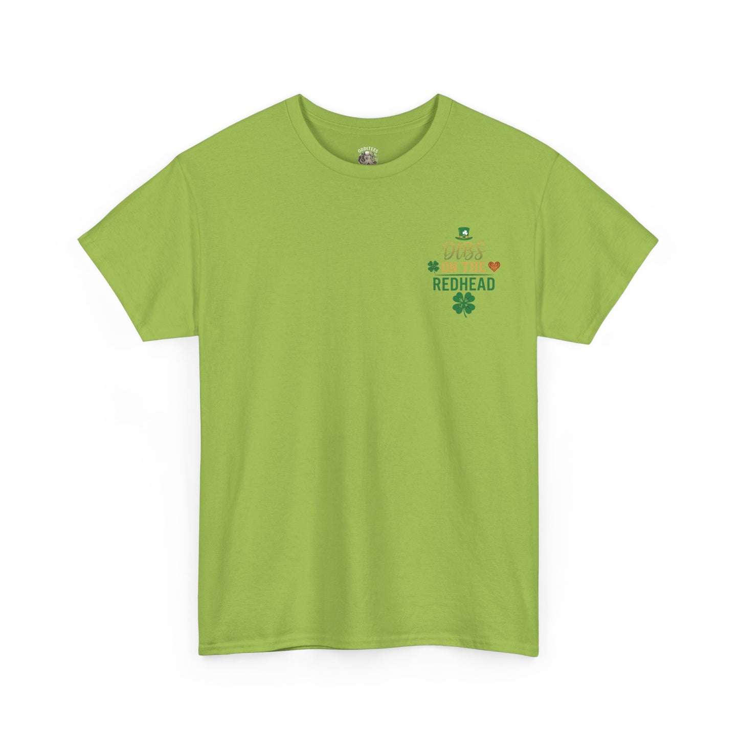 Dibs on the Redhead T‑Shirt — St. Patrick’s Day Shamrock OddInk Seasonal Designs Tee
