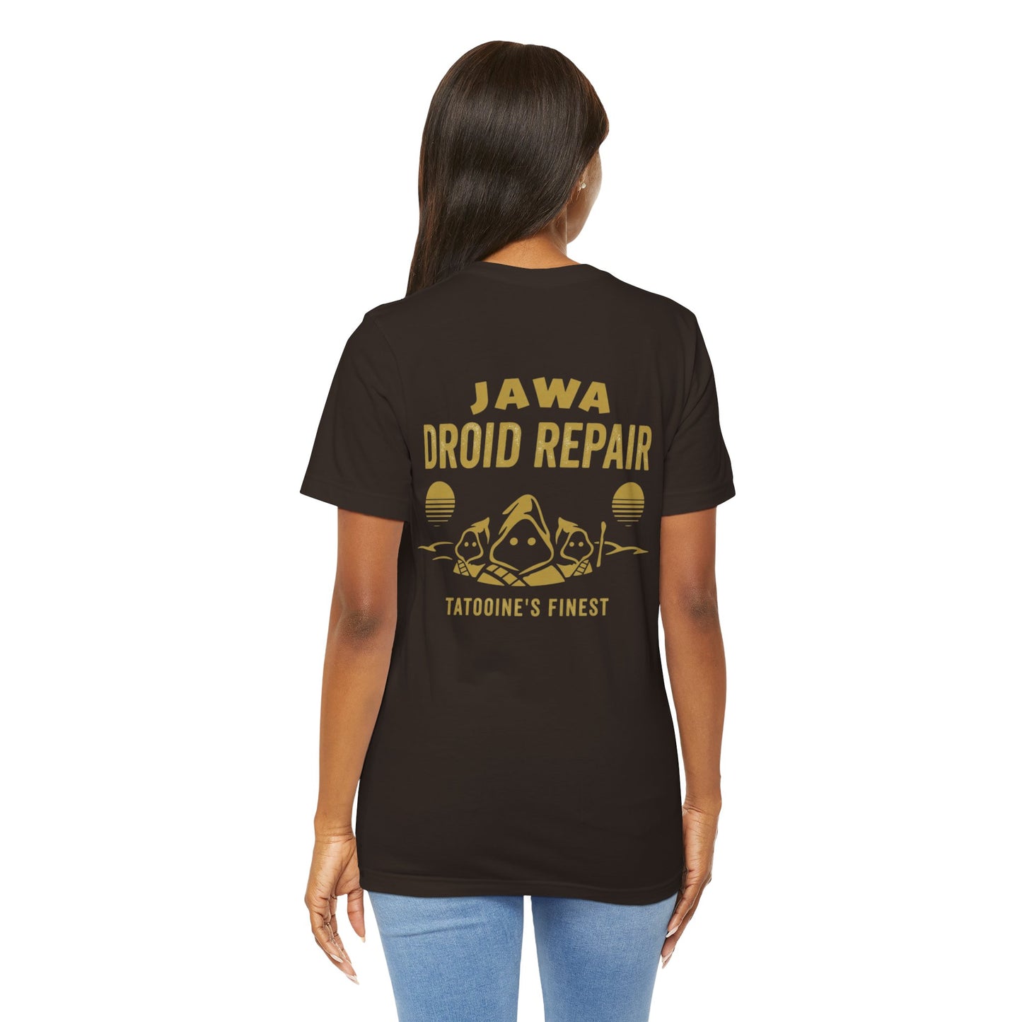 Jawa Droid Repair T‑Shirt — Tatooine’s Finest Vintage Sci‑Fi Star Wars Inspired Tee