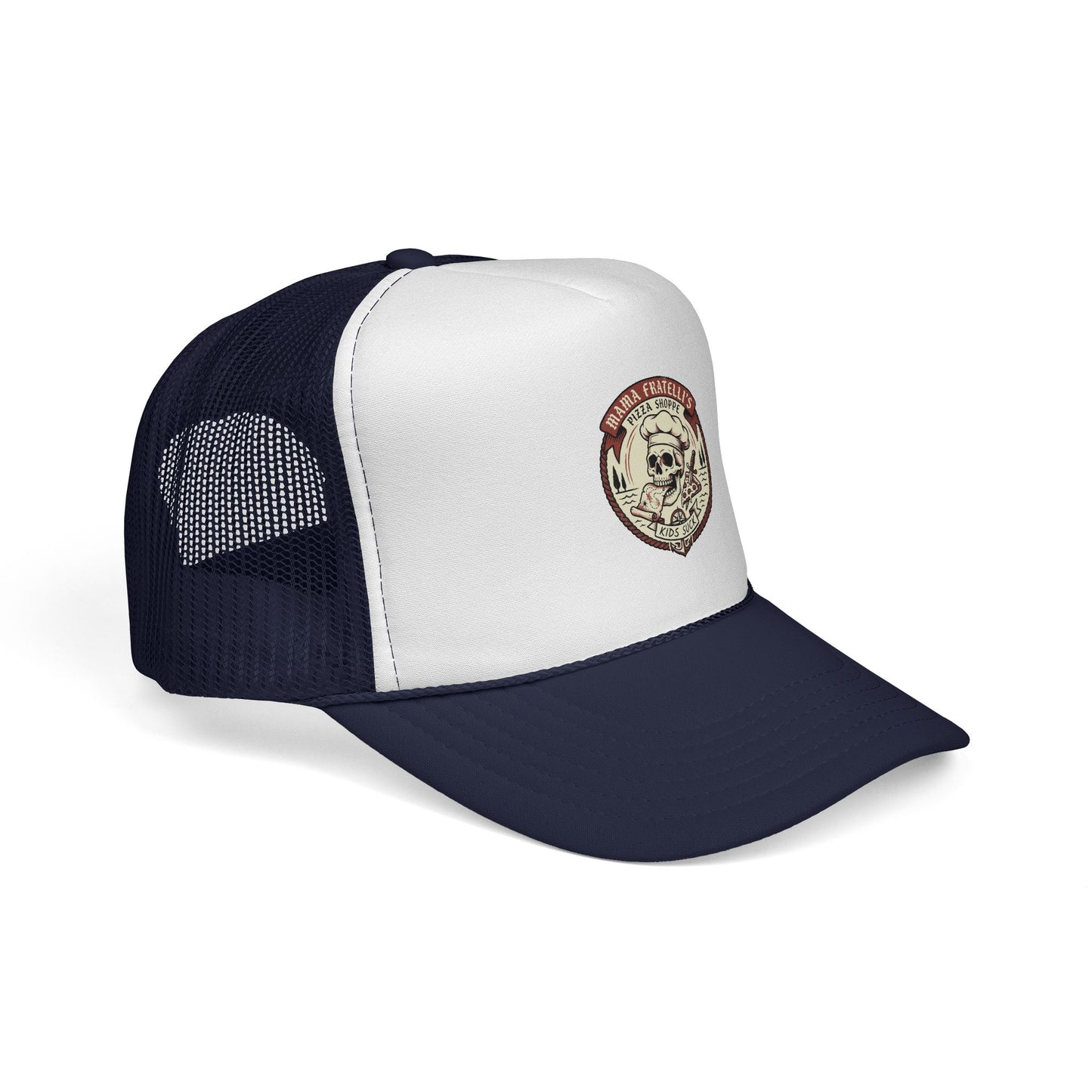 Mama Fratelli's Pizza Shoppe "Snapback Trucker" - 80's Retro Trucker Cap