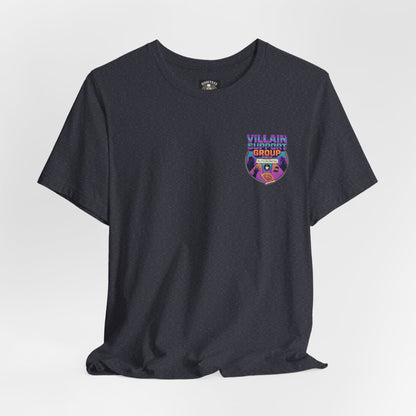 Villain Support Group Tee — Funny Supervillain Graphic T-Shirt
