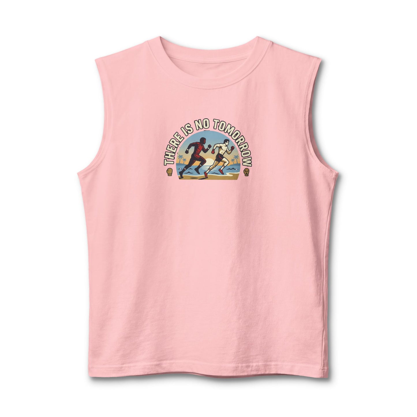 Muscle Tank — 'There Is No Tomorrow' Retro Running Graphic