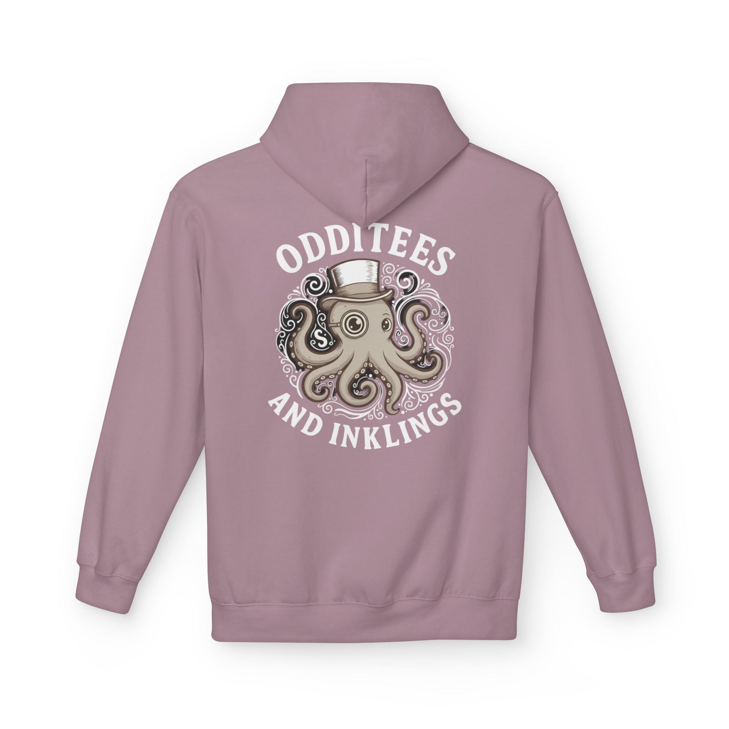 Octopus Logo Hoodie — "Odd Tees and Inklings" Graphic Pullover