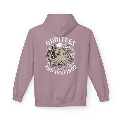 Octopus Logo Hoodie — "Odd Tees and Inklings" Graphic Pullover