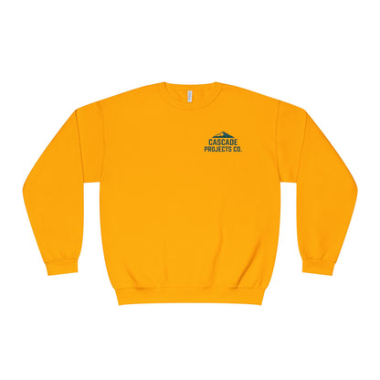 Cascade Projects Co. Crewneck Sweatshirt — Mountain Logo Pullover