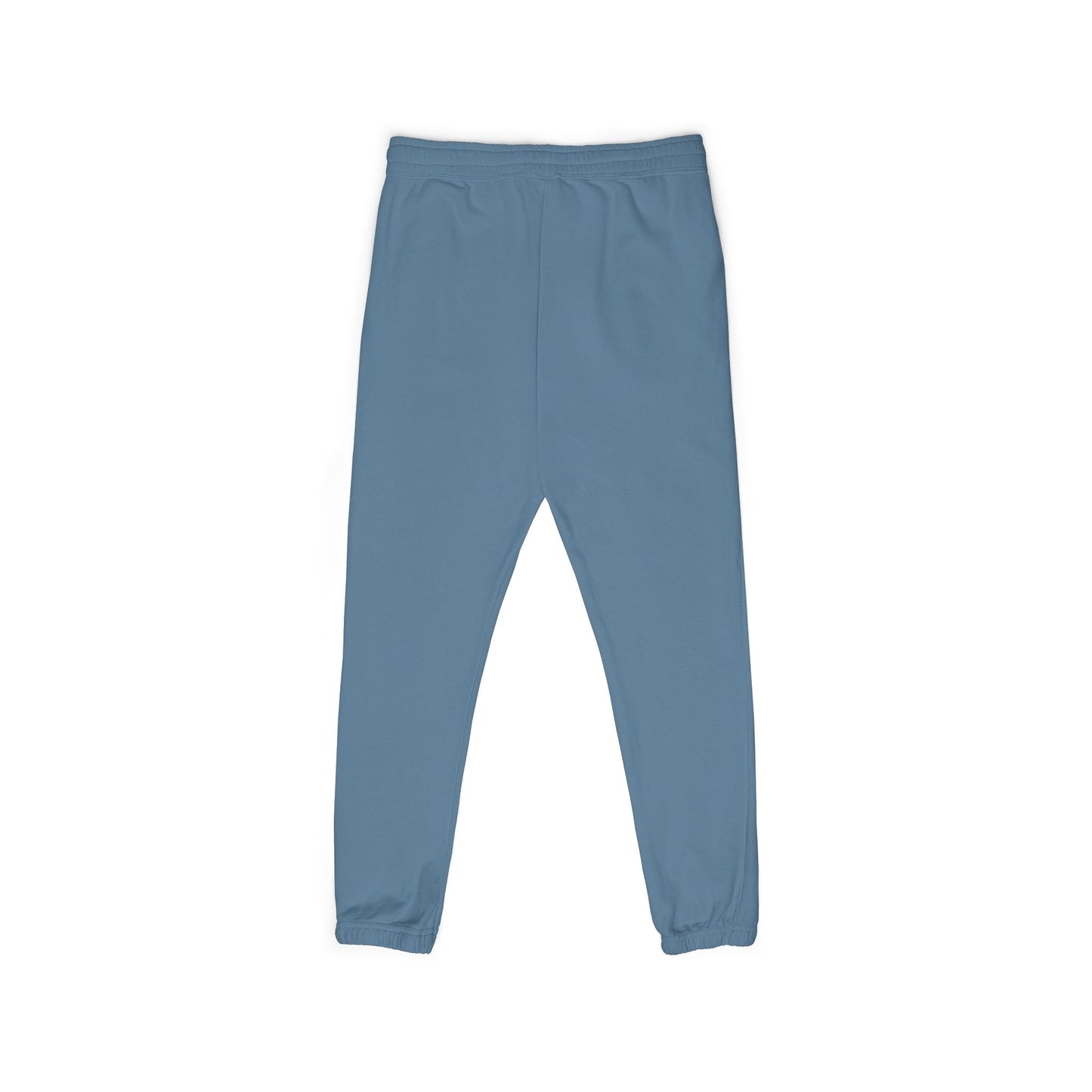 Rose Script Sweatpants — Garment-Dyed Fleece Joggers with Rose & "Love" Script