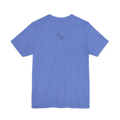 Dragonfly Line Art T-Shirt — Elegant Minimal Nature Tee