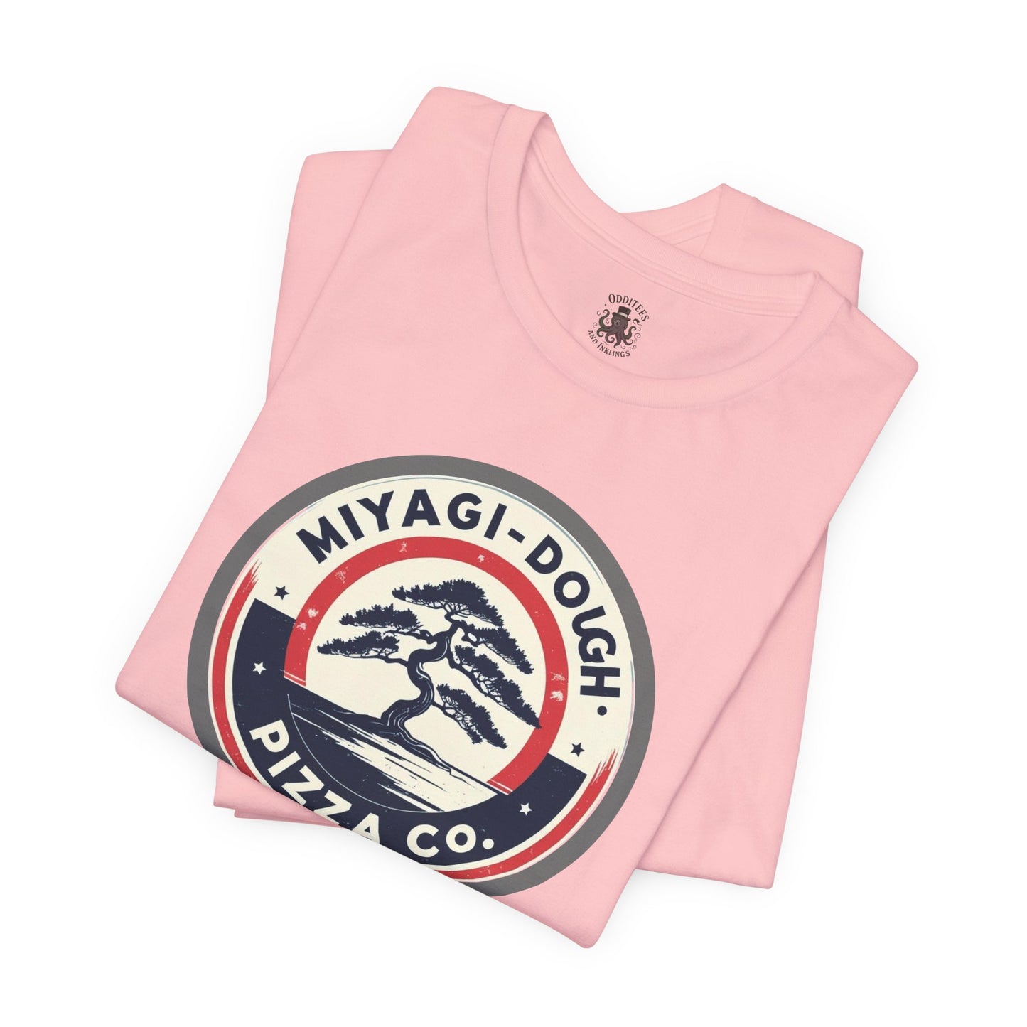 Miyagi-Dough Pizza Co. Tee — Vintage Bonsai Pizza Logo