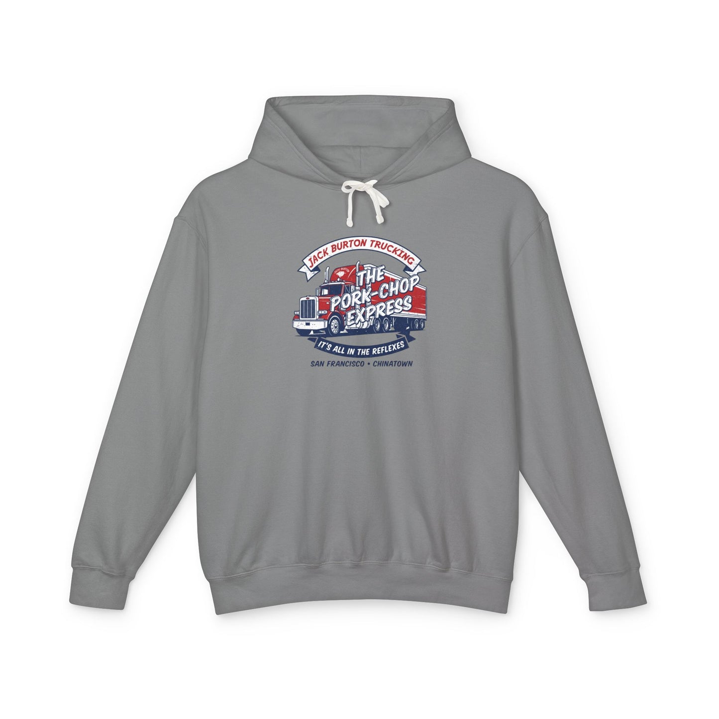 The Pork-Chop Express Hoodie — Retro Trucking Graphic Hooded Sweatshirt
