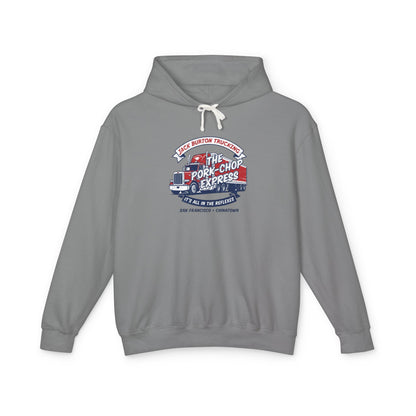 The Pork-Chop Express Hoodie — Retro Trucking Graphic Hooded Sweatshirt