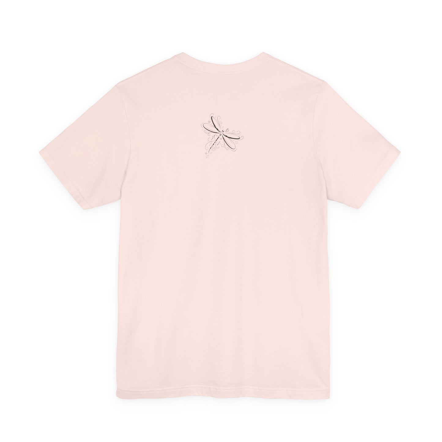 Dragonfly Line Art T-Shirt — Elegant Minimal Nature Tee
