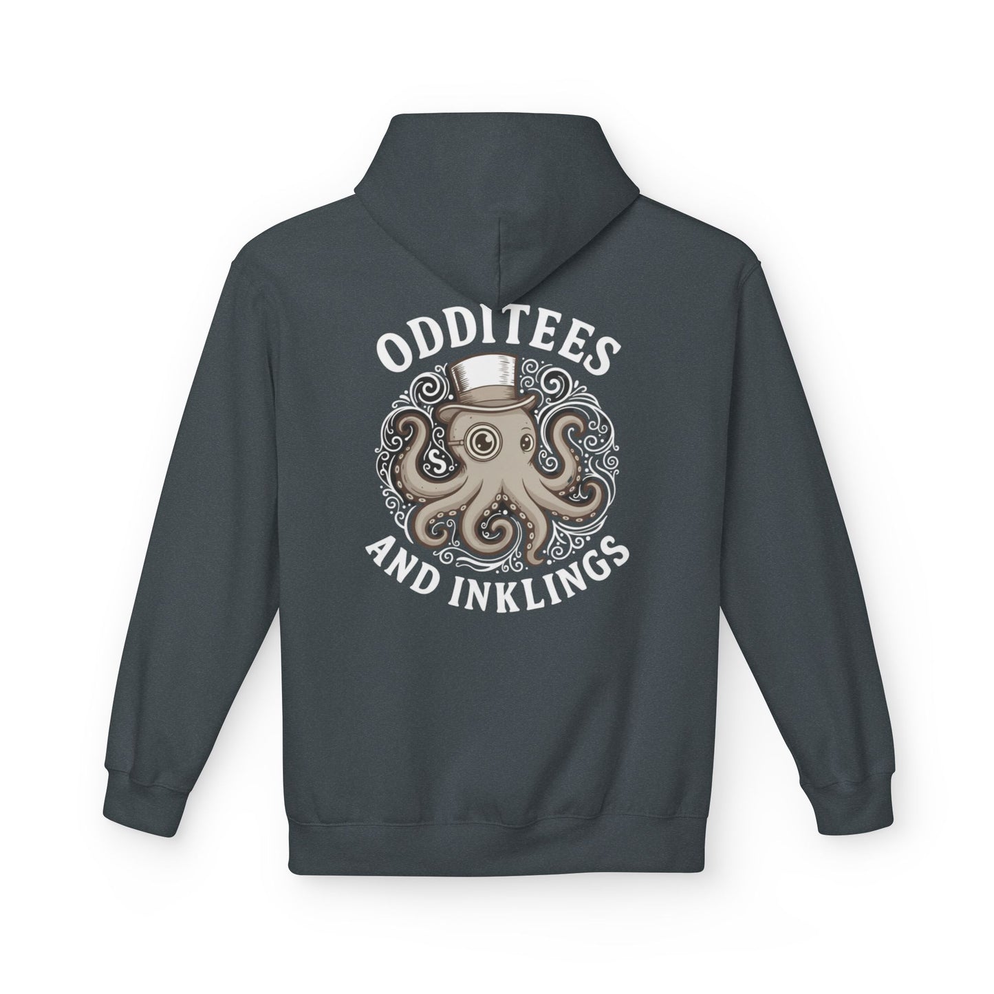Octopus Logo Hoodie — "Odd Tees and Inklings" Graphic Pullover