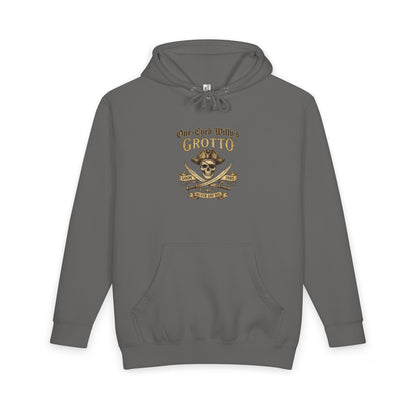One-Eyed Willy's Grotto Treasure Hunt Hoodie — Vintage Nautical Pullover Hooded Sweatshirt