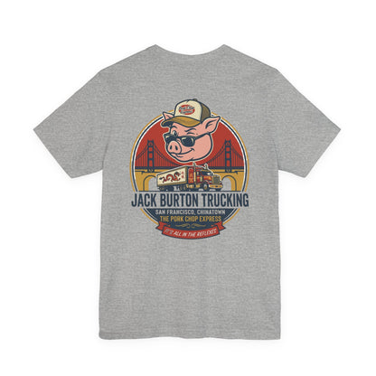 Trucker Pig Tee — "Jack Burton Trucking" San Francisco Vintage T‑Shirt